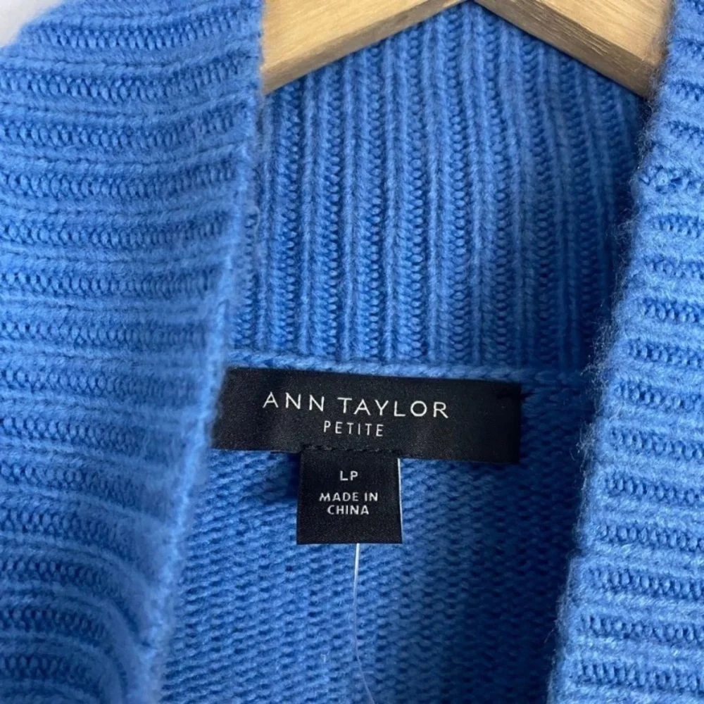ANN TAYLOR Striped Turtleneck Tunic Sweater